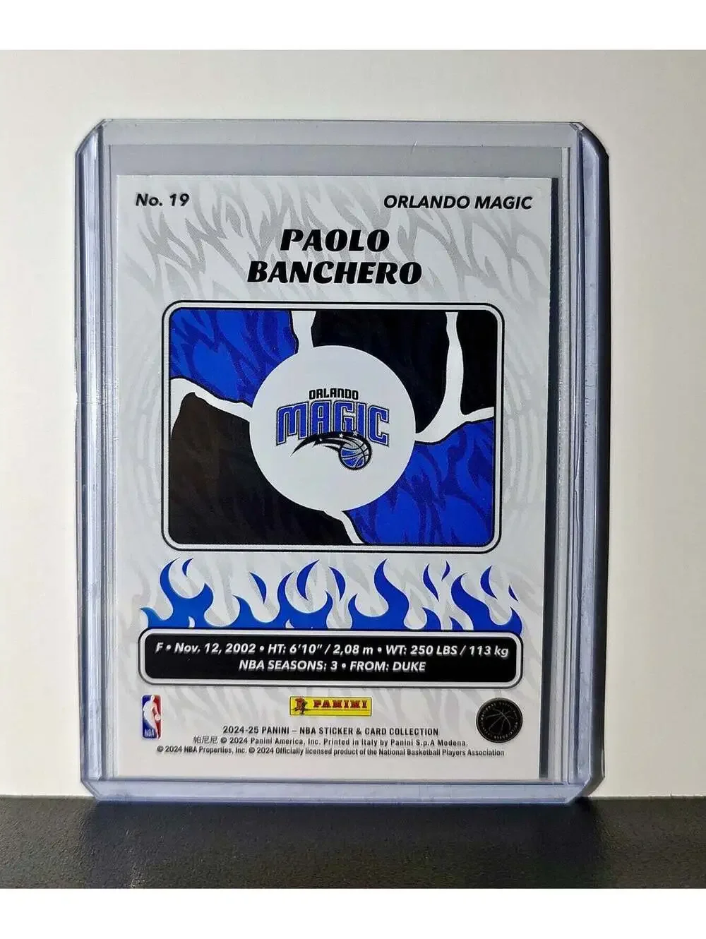 Paolo Banchero 2024-25 Panini NBA #19 Sticker Card Orlando Magic
